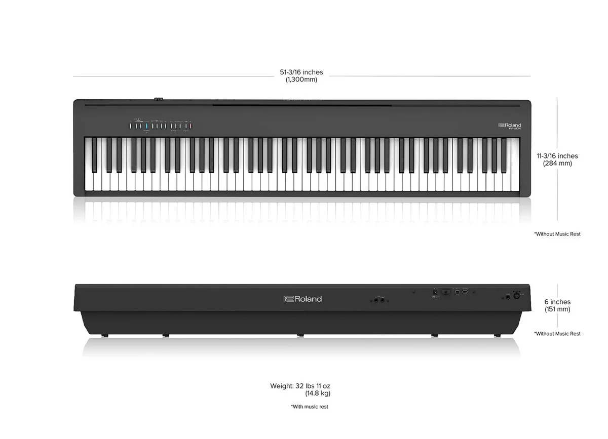 פסנתר חשמלי Roland FP-30X-WH - תמונה 5