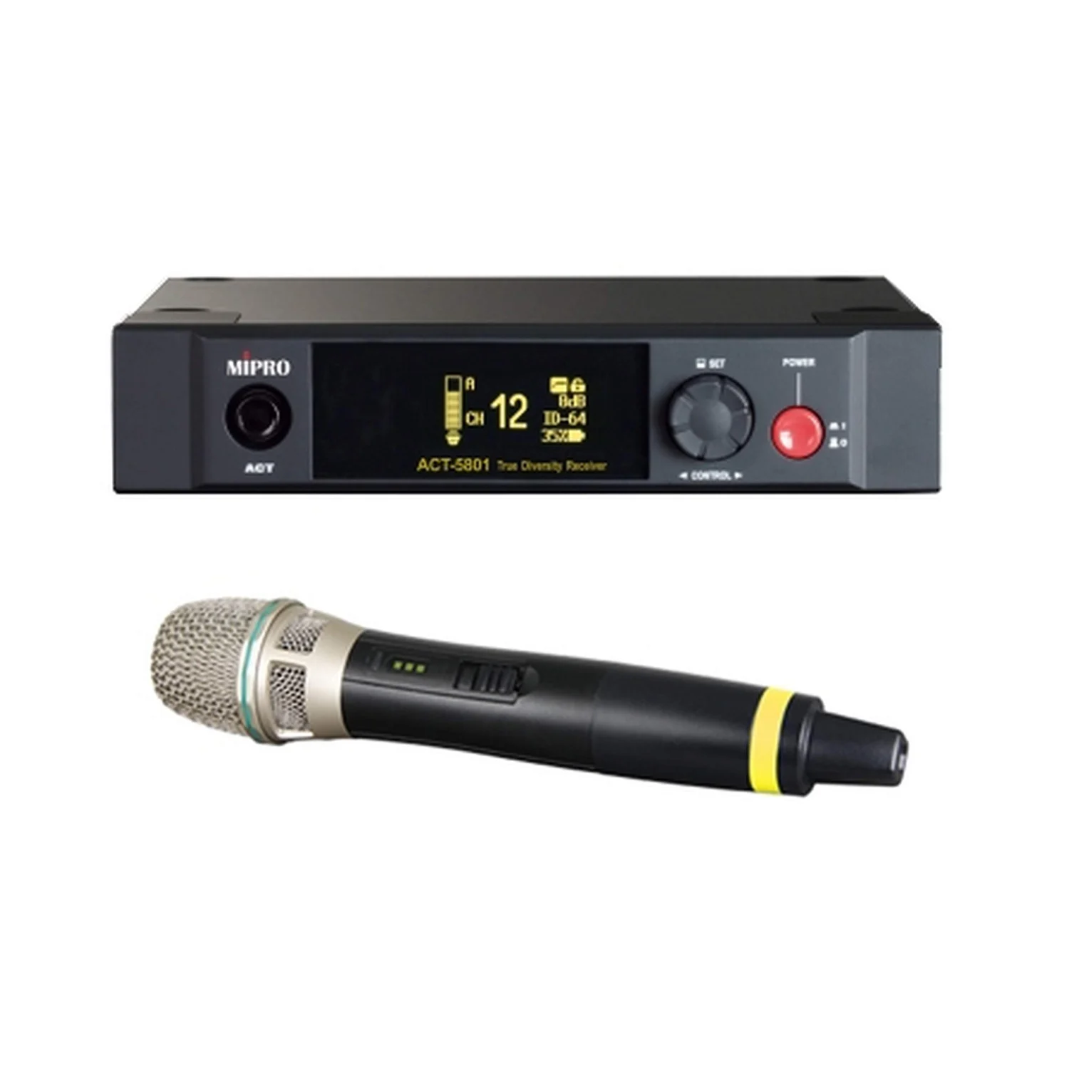 מערכת אלחוטית עם מיקרופון ידני Mipro ACT-5801