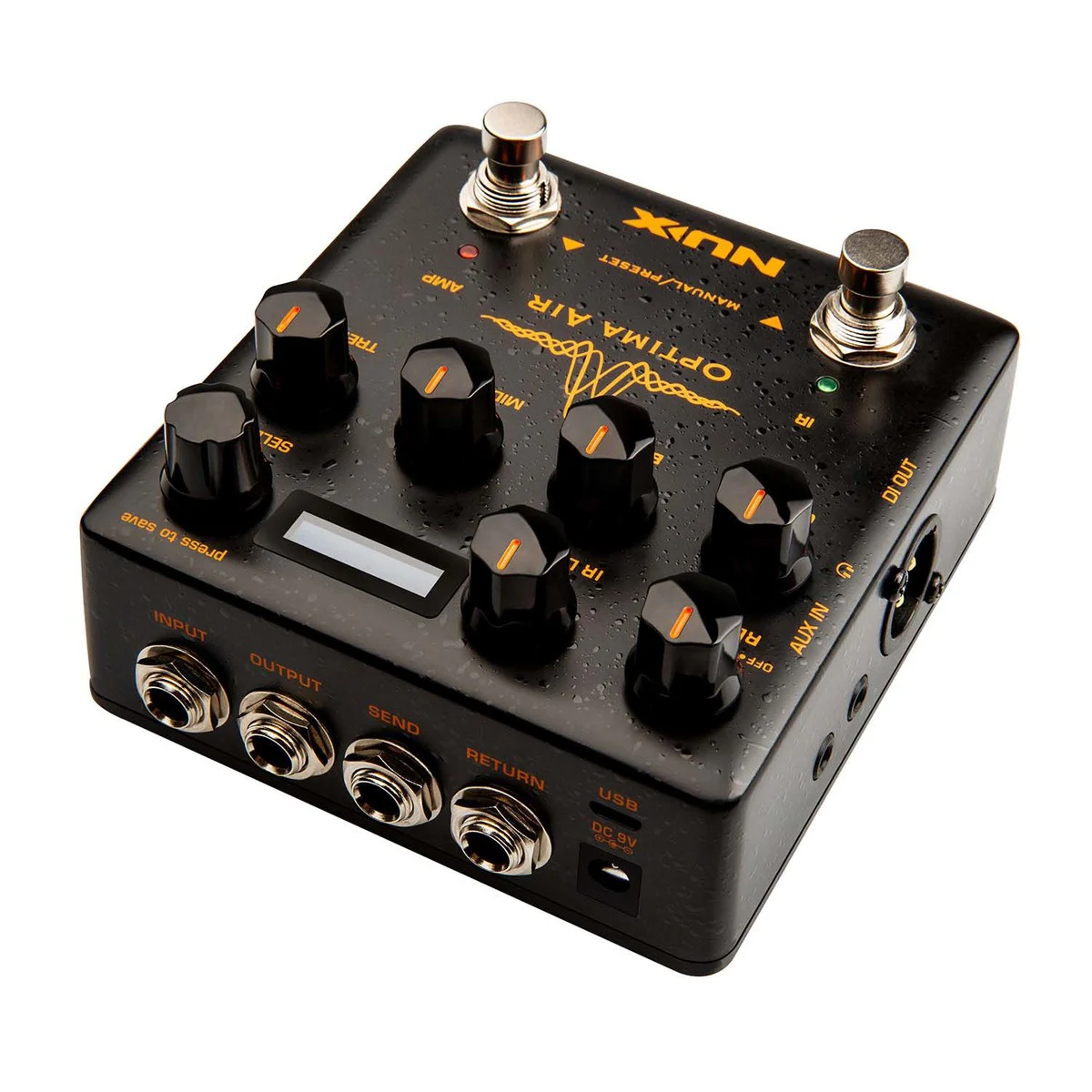 אפקט לגיטרה NUX NAI-5 Optima Air dual-switch acoustic guitar simulator - תמונה 2