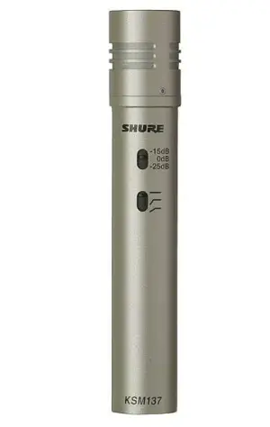 SHURE KSM137 - מיקרופון קונדנסר מקצועי