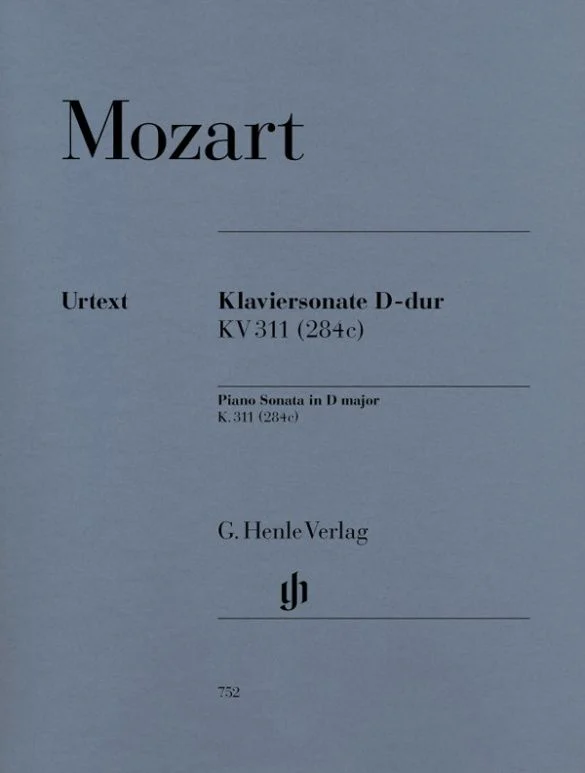 ספר תווים Mozart: Piano Sonata D major K. 311 (284c)