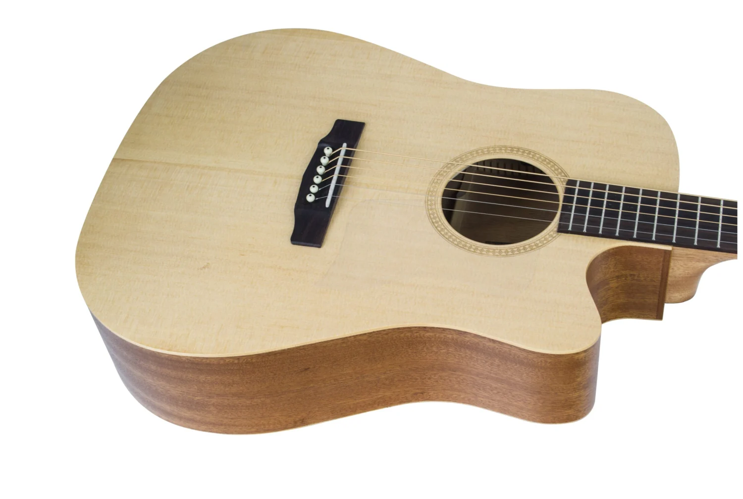 גיטרה אקוסטית מוגברת Antique series מדגם Puella DCE Cut מבית Dowina - תמונה 2