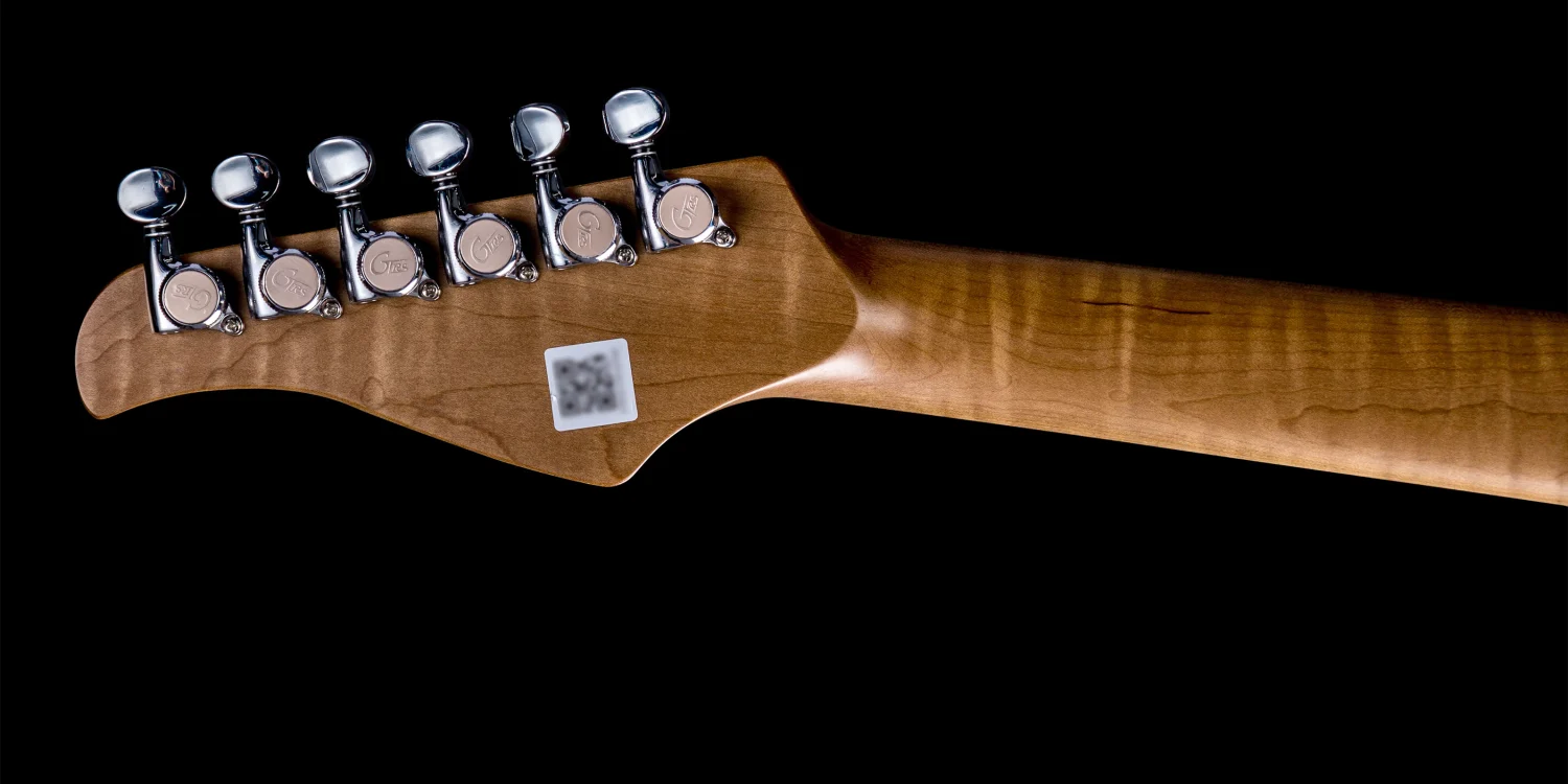 גיטרה חשמלית חכמה Mooer GTRS Professional P800 Intelligent Guitar - Dark Knight - תמונה 3
