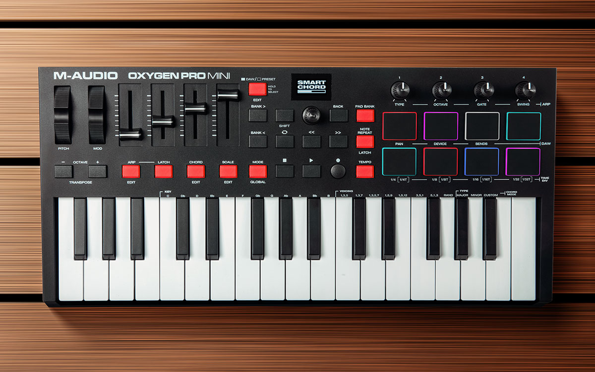 M-Audio Oxygen Pro Mini | מקלדות שליטה19