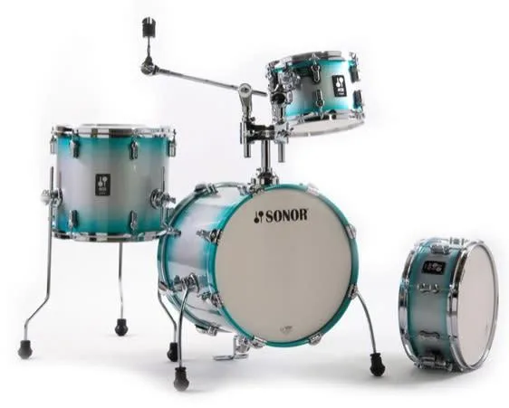 מערכת תופים 16" 4 חלקים AQ2 Safari בצבע טורקיז מבית Sonor