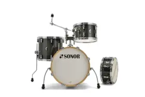 מערכת תופים 4 חלקים "18 AQX JAZZ black midnight בצבע שחור מנצנצץ מבית SONOR