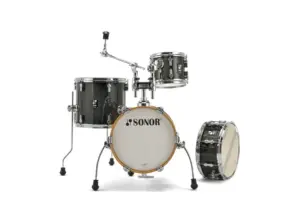 מערכת תופים 4 חלקים "14 AQX MICRO black midnight בצבע שחור מבית SONOR