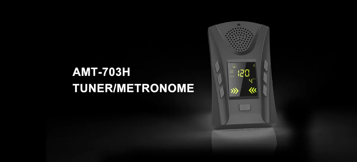 מטרונום טיונר מד לחות וטמפרטורה AMT-703H מבית AROMA