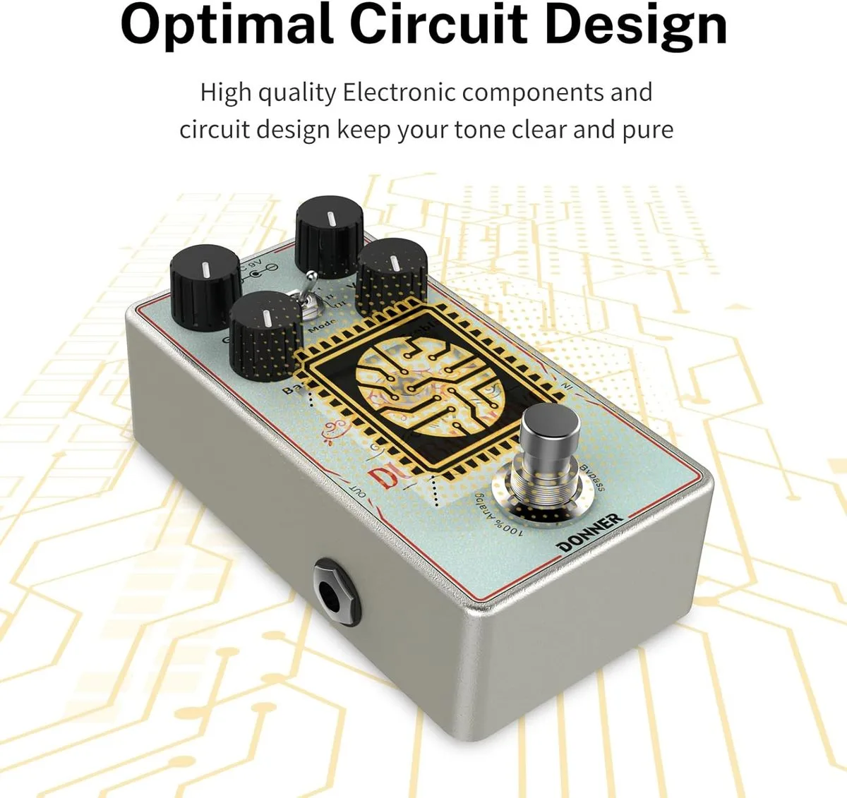 EC1329 פדאל אוברדרייב Dumbal Drive Overdrive מבית DONNER