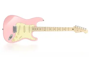 גיטרה חשמלית EC6802 בצבע Shell Pink DST600 מבית DONNER