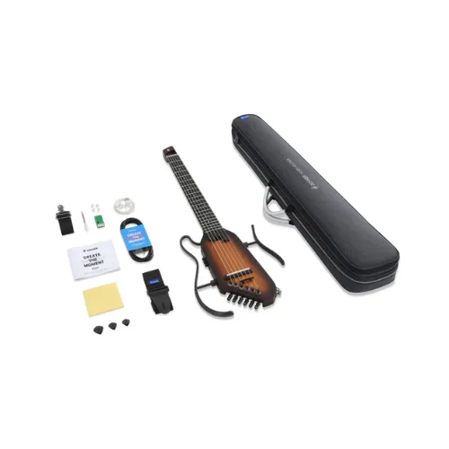 גיטרה חשמלית EC7251 Donner HUSH C צבע SUNBURST