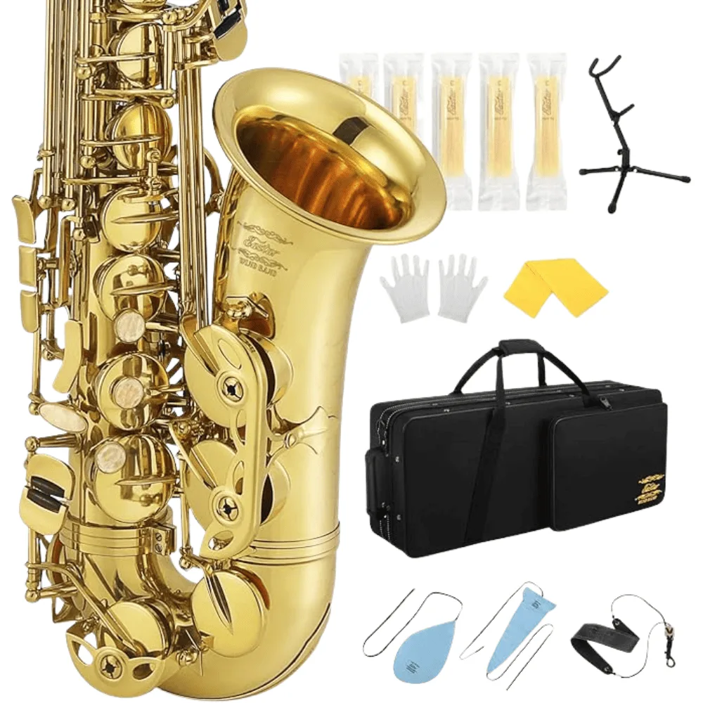 סקסופון אלט Eastar AS Ab Student E-Flat בגימור Antique Brass
