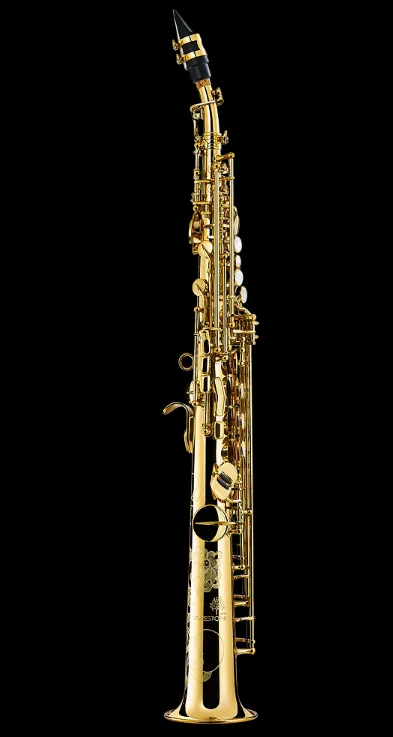 סקסופון סופרן עבודת יד SX - GOLD LACQUERED מבית Forestone