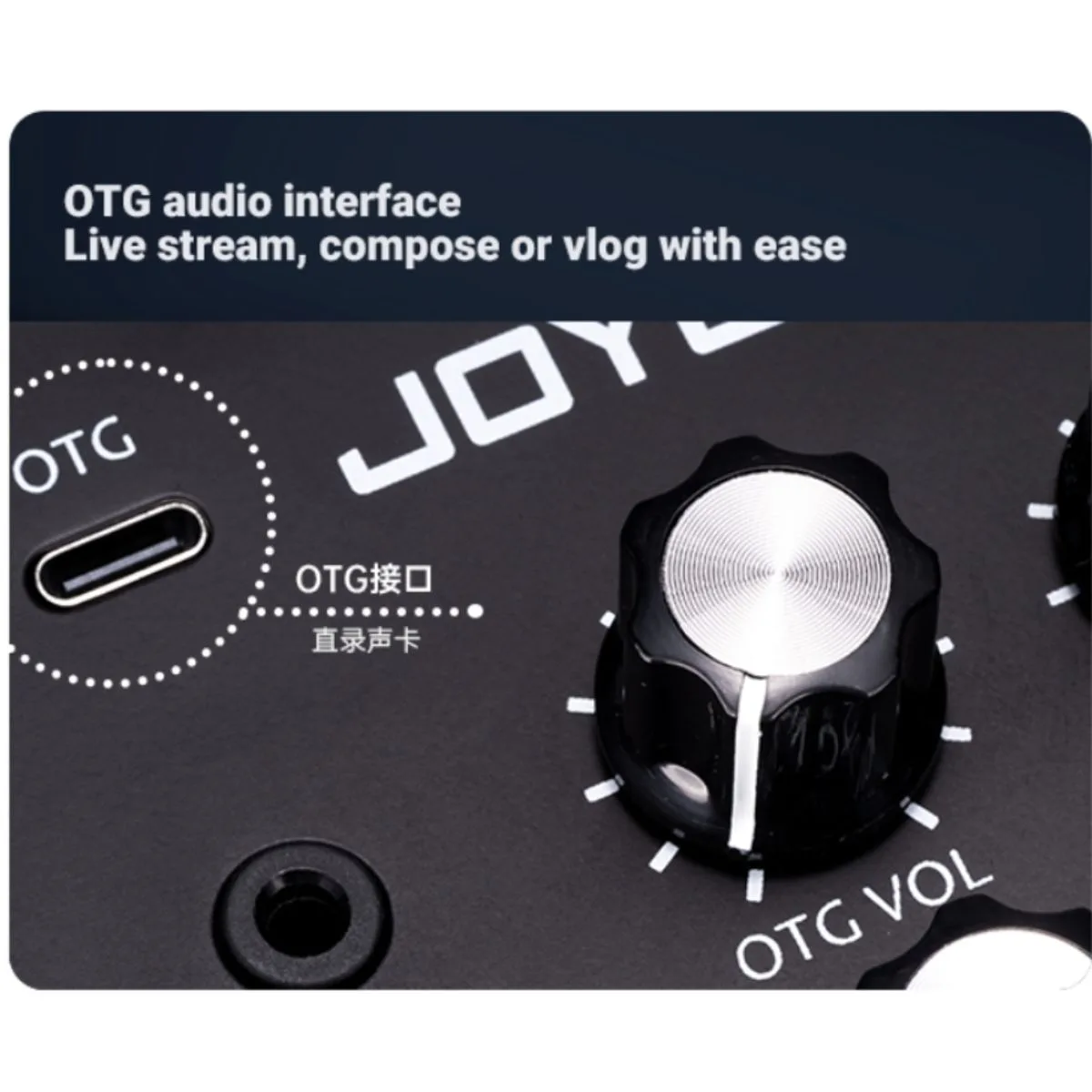 מגבר בס נטען 30 וואט בצבע שחור עם Bluetooth ו JOYO BA-30 VIBE CUBE - OTG