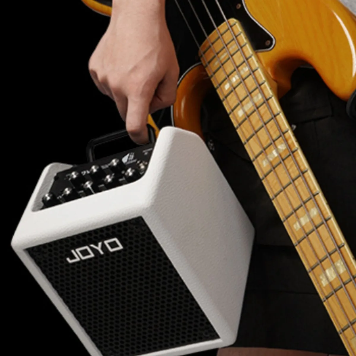 מגבר בס נטען 30 וואט בצבע שחור עם Bluetooth ו JOYO BA-30 VIBE CUBE - OTG