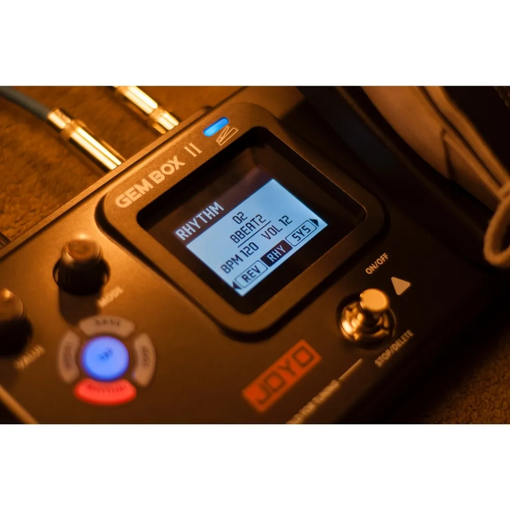 מולטי אפקט גיטרה נטען GEMBOX II עם 8 מודולי אפקטים ו-66 סוגי אפקטים - JOYO JO-GEM BOX II