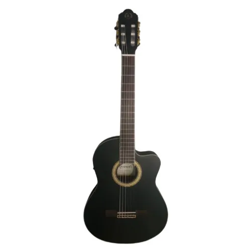גיטרה קלאסית מוגברת LC40CE בצבע שחור-מאט LEGRAND