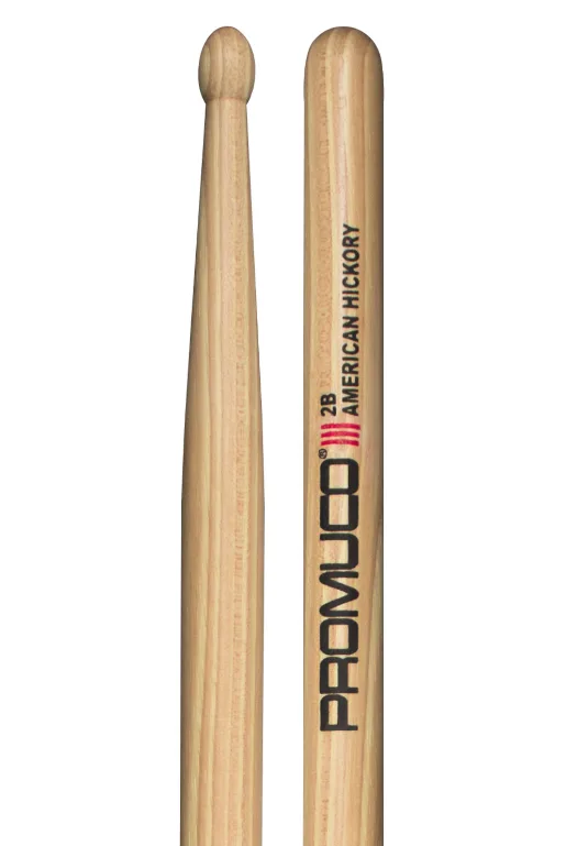 מקלות תופים American Hickory 2B מבית PROMUCO