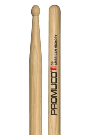מקלות תופים American Hickory 5B מבית PROMUCO
