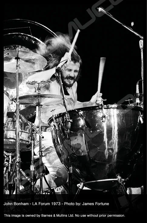 מקלות תופים סיגנצ'ר John Bonham Signature של המתופף האגדי ג'ון בונהם Premium Hickory מבית PROMUCO