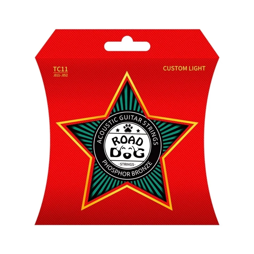 סט מיתרים לגיטרה אקוסטית - ROAD DOG TC11 011-052