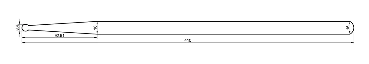 מקלות תופים 610001 | MAPLE MSD3 מבית ROHEMA - Germany ROHEMA (GERMANY)