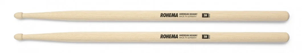 מקלות תופים 613240 | American Hickory - 5B Natural מבית ROHEMA (GERMANY)