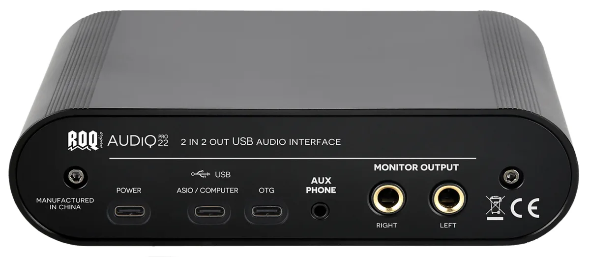 ערכת אולפן מושלמת באנדל AUDIQ22PRO ROQ AUDIO