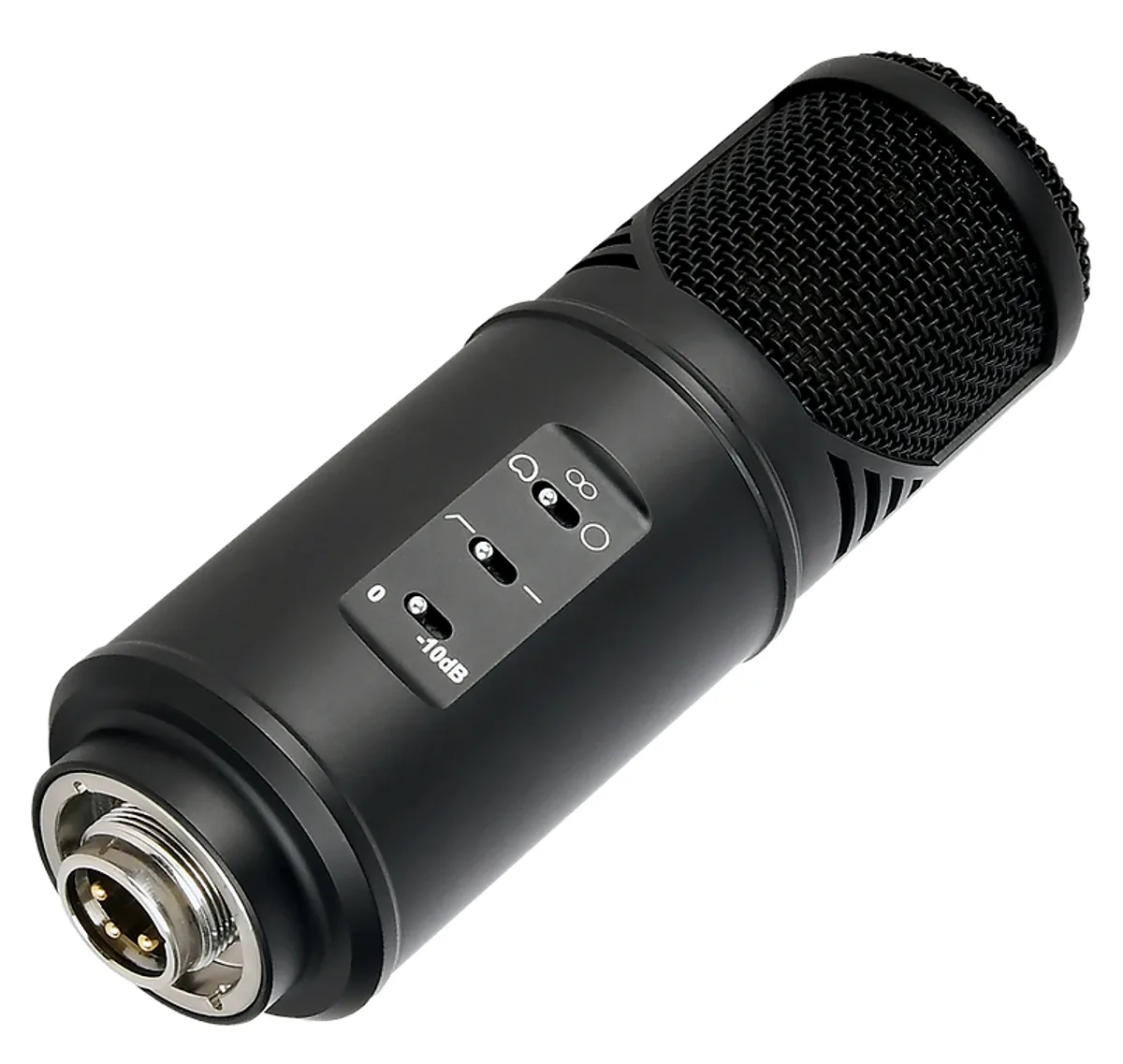 מיקרופון קונדנסר XLR מקצועי עם שוק מאונט - Roq Audio M15C