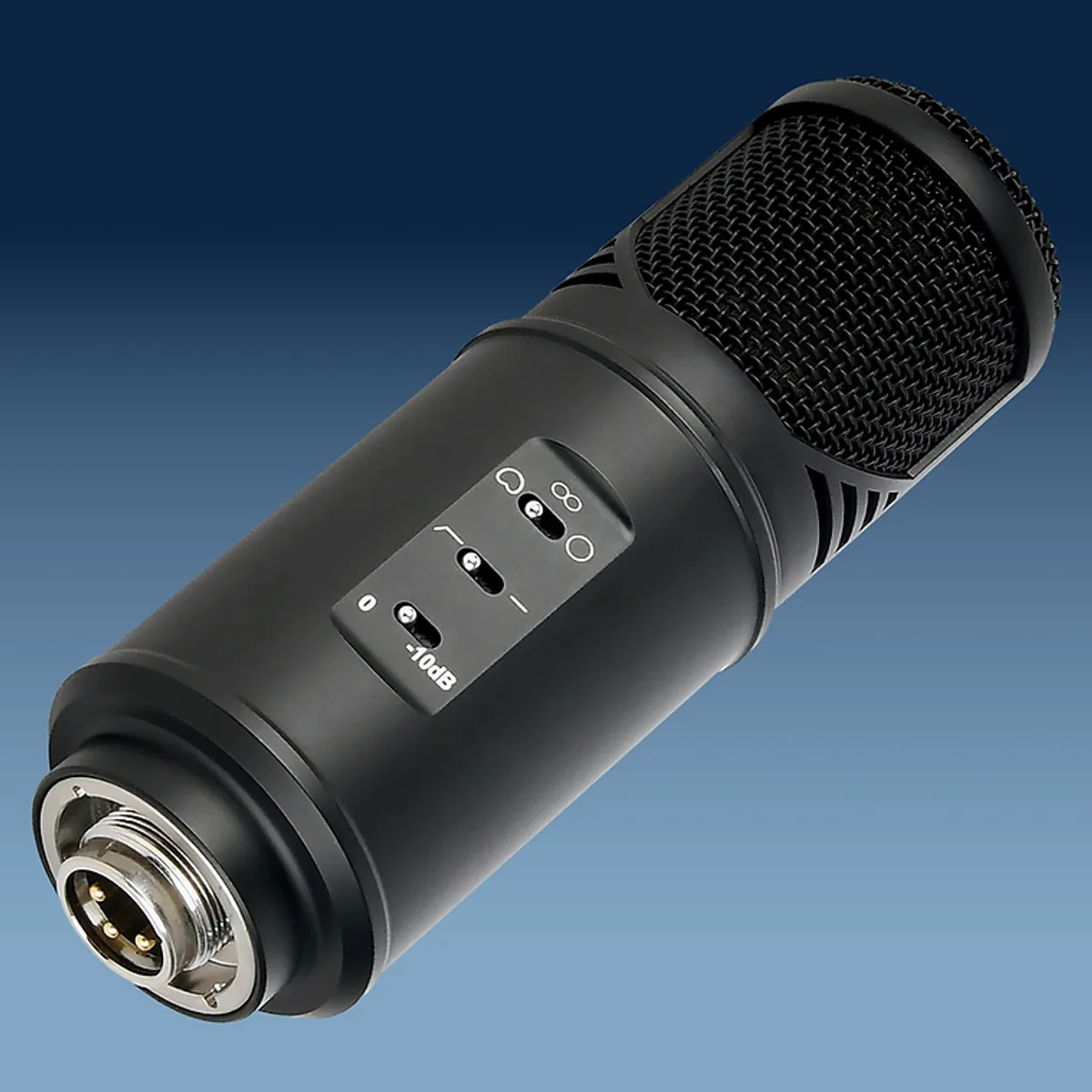 מיקרופון קונדנסר XLR מקצועי עם שוק מאונט - Roq Audio M15C
