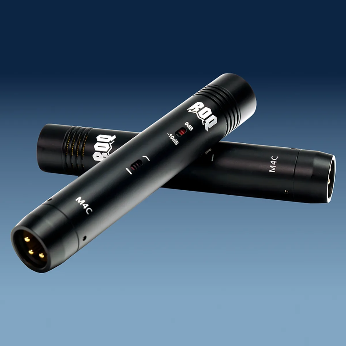 מיקרופון קונדנסר XLR דגם עיפרון עם בולם זעזועים Roq Audio M4C