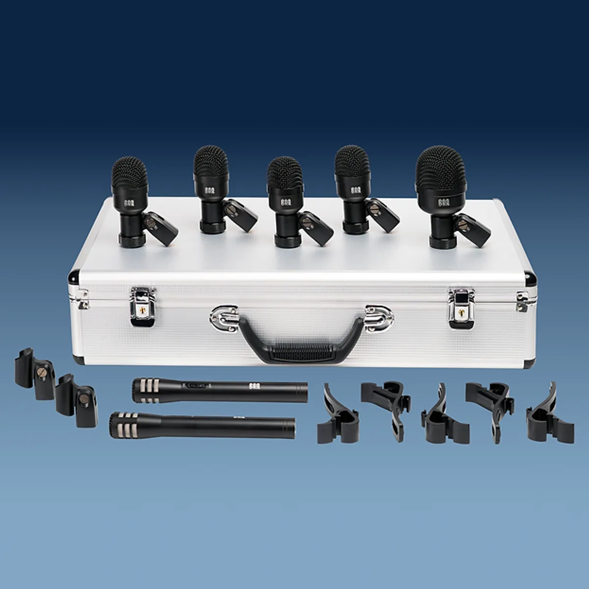 סט 7 מיקרופונים M7 לתופים מבית ROQ AUDIO