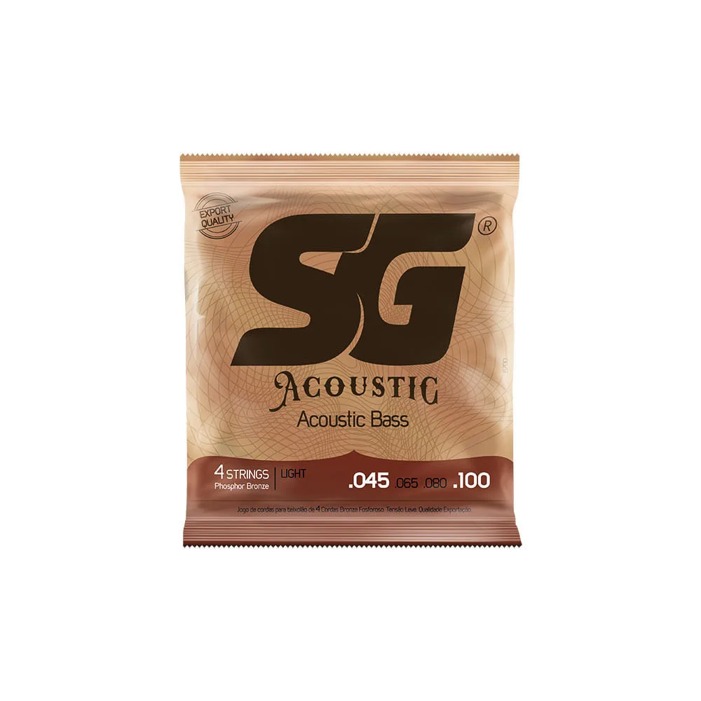 מיתרים לגיטרה בס אקוסטית 045 Phosphor Bronze String for SG 4-String Bass מבית SG