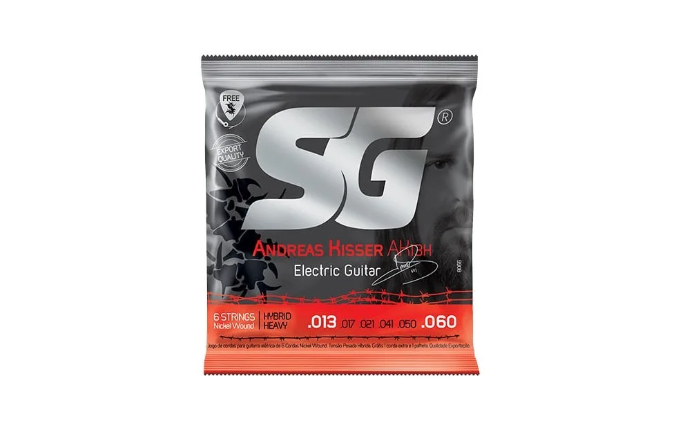 מיתרים לגיטרה חשמלית 013 Andreas Kisser String for SG Hybrid Guitar מבית SG
