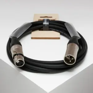 כבל XLR מקצועי 10 מטר DMXMIC מבית SHNOOR *שלוש שנות אחריות*