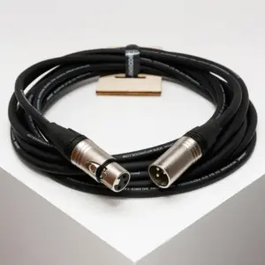 כבל XLR מקצועי 5 מטר מאוזן MC224eco מבית SHNOOR *שלוש שנות אחריות*