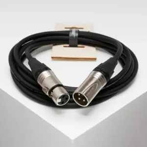 כבל מיקרופון XLR מקצועי 3 מטר מאוזן MC226-XMXF מבית SHNOOR *שלוש שנות אחריות*