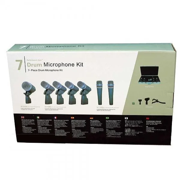 סט מיקרופונים דינמיים לתופים Shure