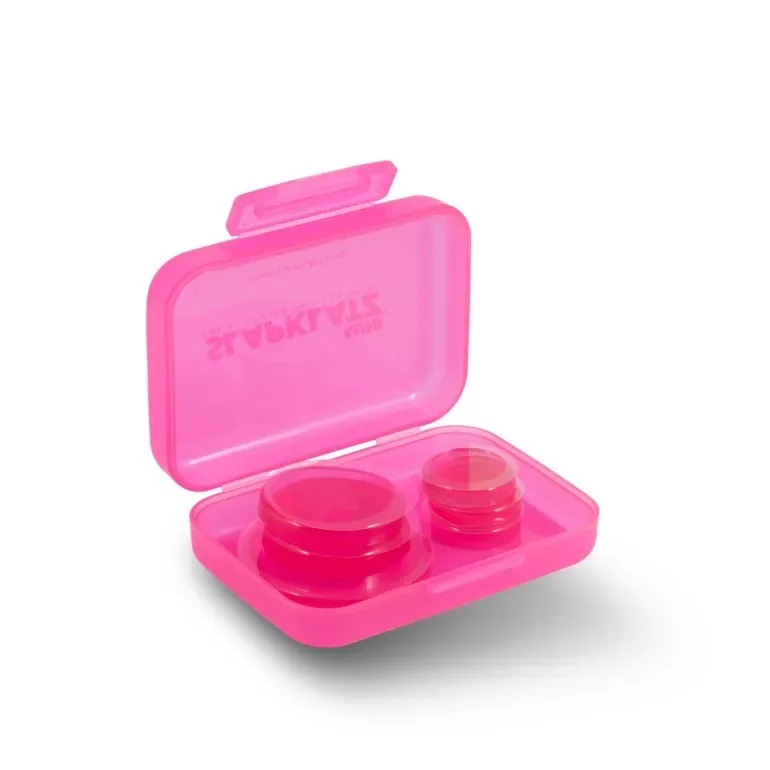 6 מדבקות ג'ל (ורוד) ANIKA NILLES לעמעום התופים SlapKlatz Mini Pink