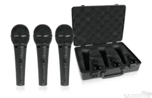 סט 3 מיקרופונים דינאמיים לשירה דגם XM1800S מבית Behringer